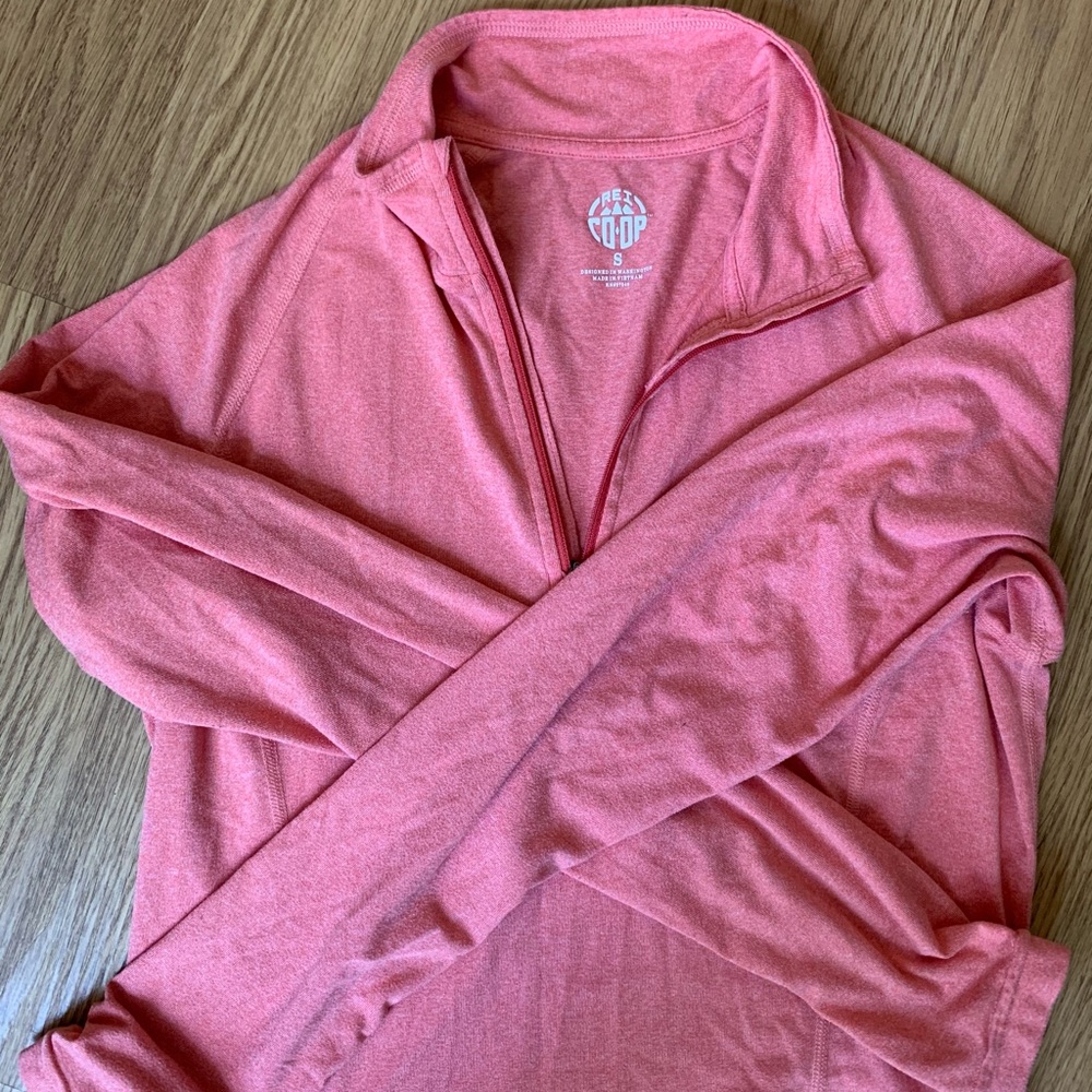 REI Co-op Lightweight Quarter Zip tech shirt